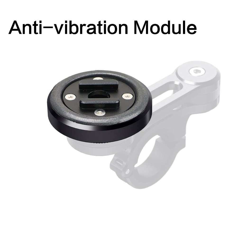 Soporte Placa Navegación GPS Soporte Teléfono con Vibración para Coche Módulo Antivibración Montaje Teléfono Móvil para Motocicleta Conexión Manillar Espejo Retrovisor Carreras