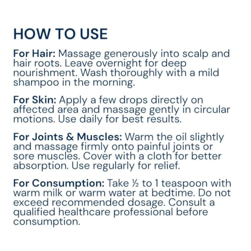 Image of TRIPHAL Cold Pressed Castor Oil - 500ml, Edible Grade, For Internal Consumption, Hair & Skin Massage, Joint Care, Paraben Free, Erand Tail /Arandi Ka Tel Mild Purgative Properties, Hexane Free
