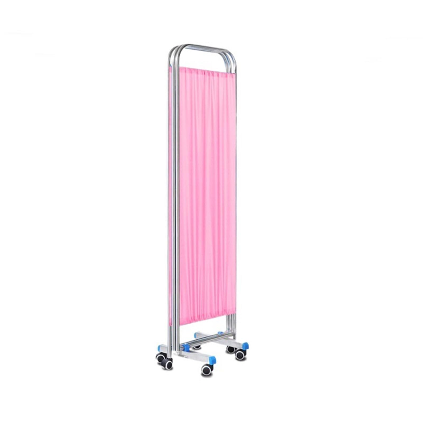 Rideau d'hôpital suspendu et paravent médical rose imperméable solide