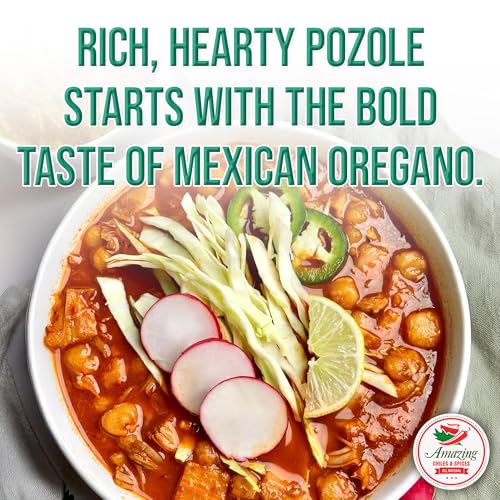 Dried Mexican Oregano (4 oz) – Fresh and Fragrant - Dried Whole Leaves – Great in Mexican Recipes like Pasole, Stews, Salsa, Meats, Enchiladas. Resealable Bag. By Amazing Chiles and Spices. - Image 6
