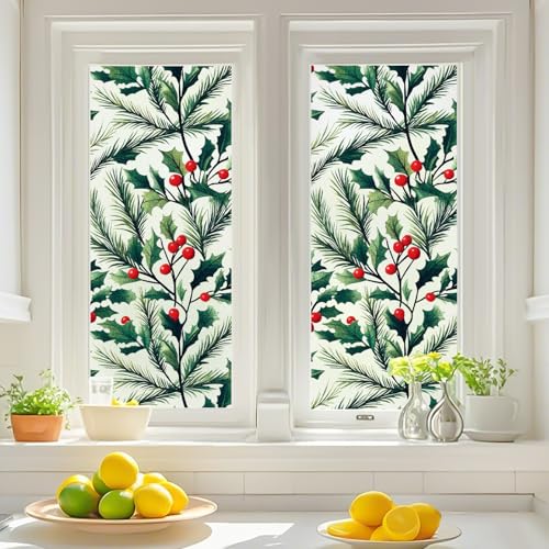 Vinilo Decorativo para Ventanas Christmas Stained Glass 17.5 x 78.7 in miniatura 6