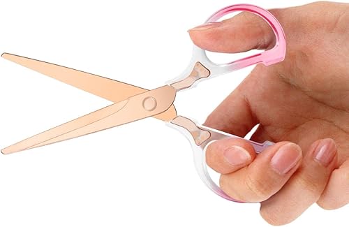 Miniatura 7 de Honagu Tijeras, tijeras de acero inoxidable acrílico transparente, tijeras profesionales de oficina para el hogar, escuela, oficina, manualidades,