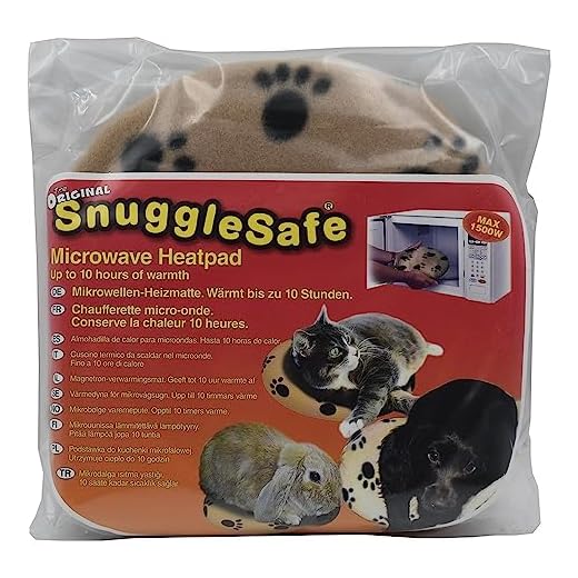 Snuggle Safe Almohadilla de Calor inalámbrica de microondas con Cobertura de Forro Polar (el Color Puede Variar)