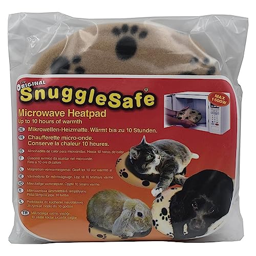 SnuggleSafe Hund Wärmeplatte mit Fleecebezug, kabellos (farblich sortiert), aus Polyethylen