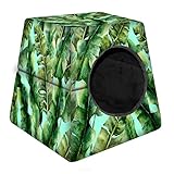  Alba Ibiza Niche à Chien Stand de Chien abri pour Chien chenil Universel 2-en-1 pour Chien/Chat Taille M 43x43 cm