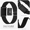 Correa Elástica para Bíceps para Amazfit Helio Strap, Correa Flexible para Brazo Superior y Tobillo con Estuche de Marco Central, Lazo Único Ajustable Suave y Transpirable para Correr, CrossFit, Hyrox y Monitoreo del Sueño 6