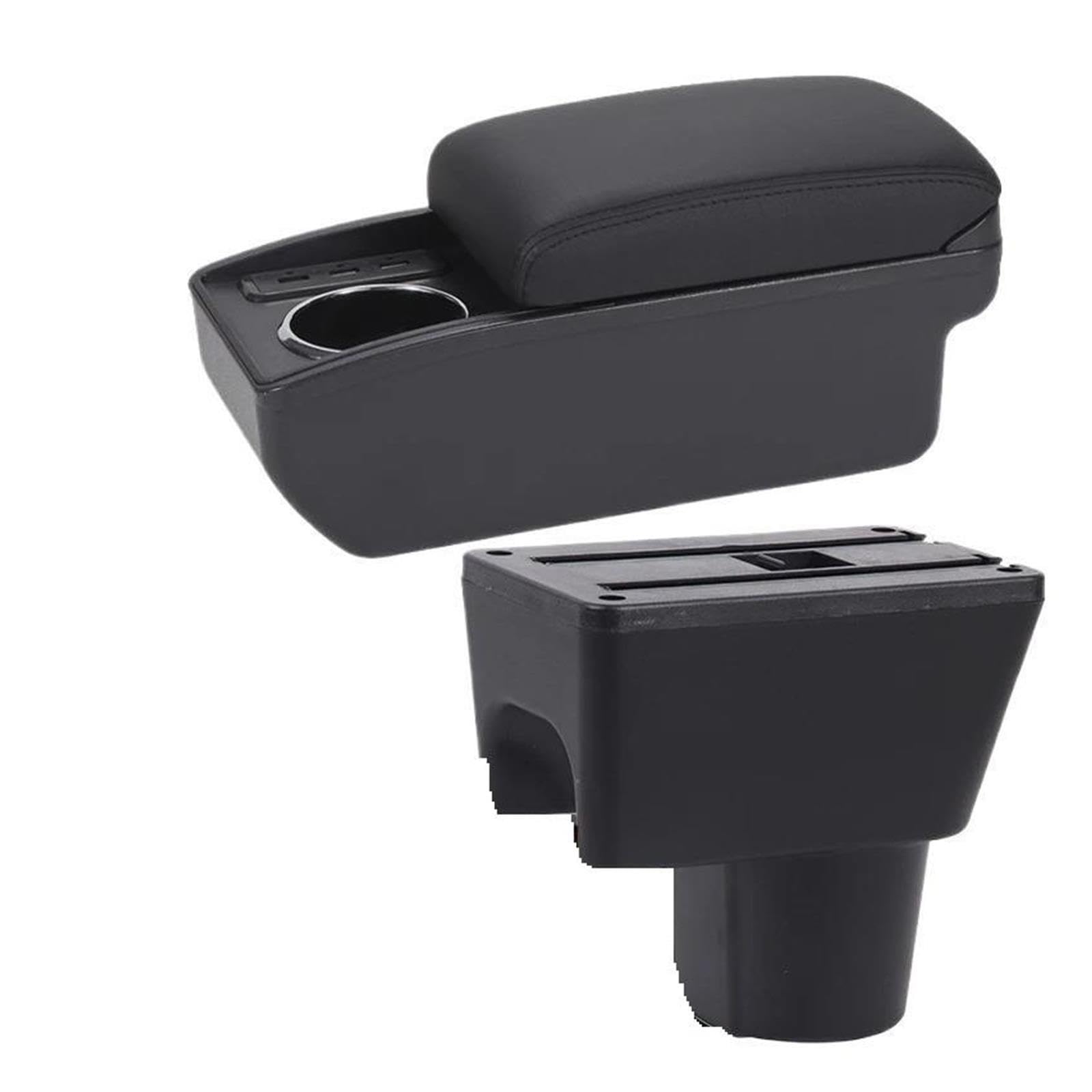 Para Duster 2010-2018 Caja Almacenamiento Interior Reposabrazos Coche
