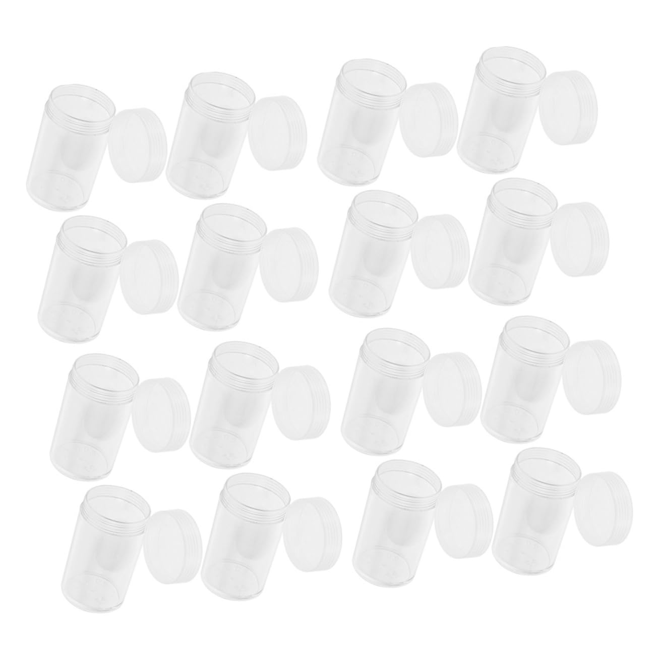 OSALADI 20Pcs Coin Storage Box Coin Capsules Holder Made Sponge for Coin Collectors and Display Protects Coins with Transparent Design