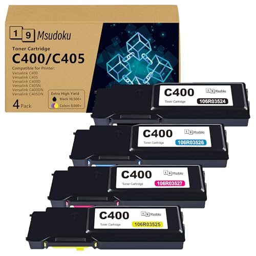 Cartouche de toner VersaLink C400 C405 extra haute capacité compatible Xerox 106R03524 lot de 4