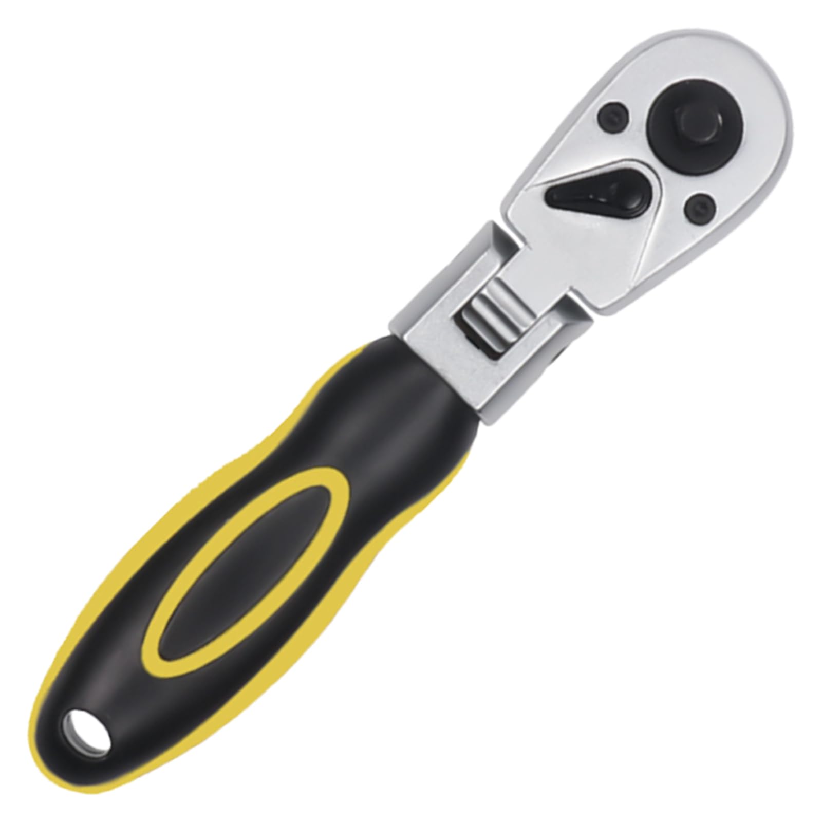 Msioytog Professional Ratcheting Wrench Rotating Head High Torques Capacity Spanner for Mechanical Maintenance Home Applications High Hardness Ratcheting Wrench