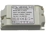 led treiber 700ma 3w Eingang:100-240V AC, 50/60Hz ►WEEE Reg.-Nr: DE99556176◄