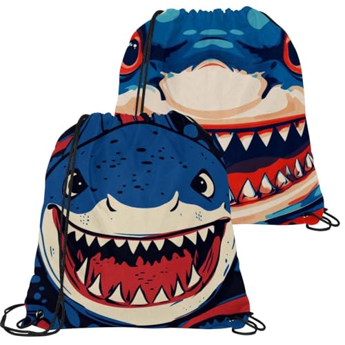 Sac cordon requin sac à dos gym sport voyage imperméable femmes hommes