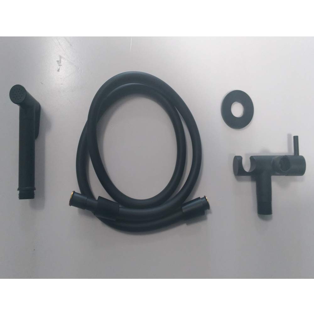 Kit Idroscopino Wc Doccetta Ottone Portatile Shut-Off Monogetto Azionamento a Leva