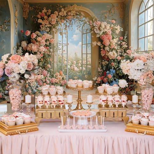Fondo Fotográfico Floral 10x7ft Baocicco miniatura 4