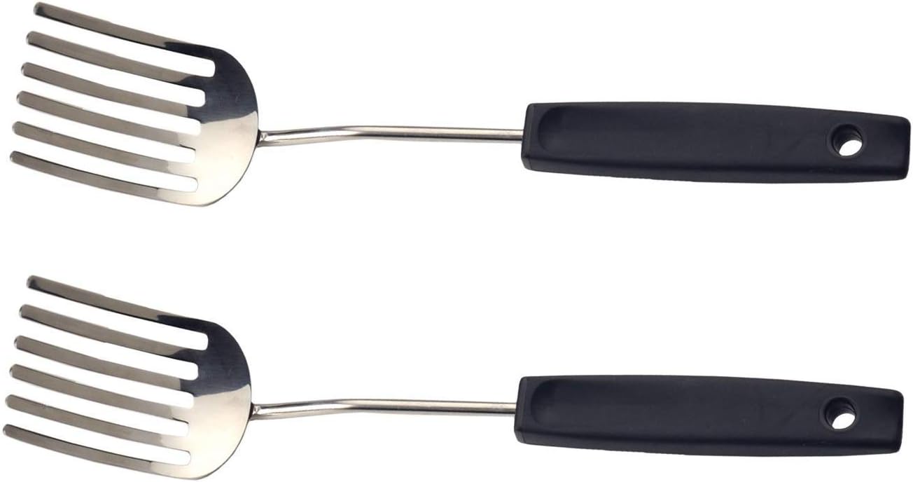 RSVP Fantastic Food Blending Fork Stainless Steel Scrambled Eggs FFF-10 (2-Pack)