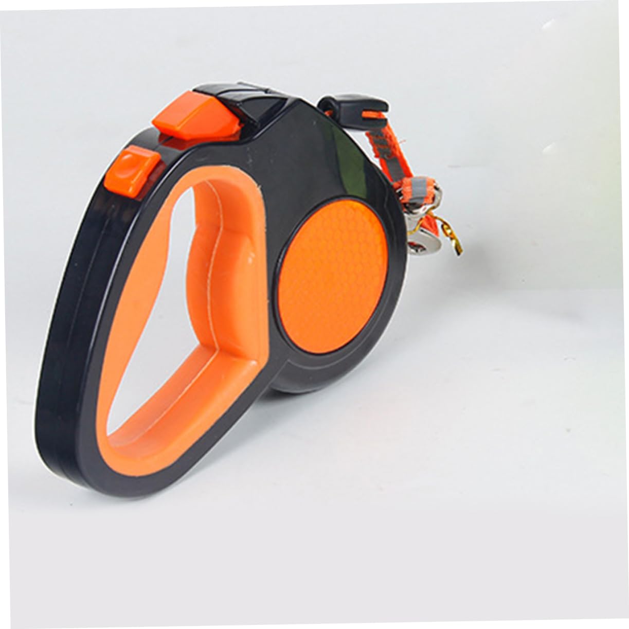 CIYODO 5M Automatic Retractable Dog Leash Telescopic Traction Rope for Pets Handle Braking System Orange Color for and Walking