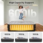 Queen Air Mattress with Built in Pump, 16” Inflatable Blow Up Bed - Image 6
