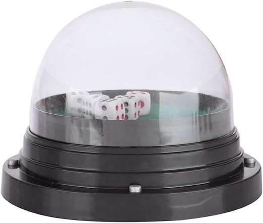 Automatic Dice Cup, Electrical Shaking Dice Roller Cup Set KTV Pub Bar Party Game with Dice