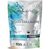 Collagen Pulver | Weidehaltung | Kollagen Hydrolysat | Peptide Typ 1,2,3,4,5 - Multi Collagen Complex - Geschmacksneutral - Laborgeprüft - Mastervalley - 500g