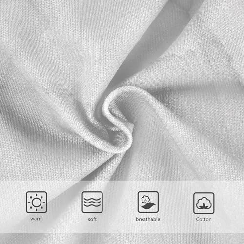 Grey White Marble Texture Girls Underwear Toddlers 2t Cotton Panties for Girl Fun Briefs Kids Undies3