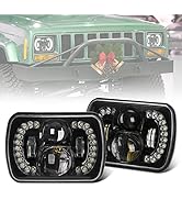 COWONE [DOT 120W] 5x7 7x6 Led Headlights 2022 Newest High Low Beam Headlamps Compatible with Jeep...