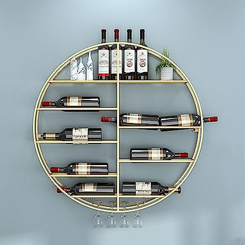 Casier à vin mural noir support verres à vin horizontal métal design