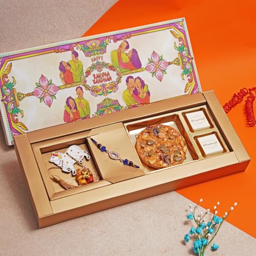 Image of Velvet Fine Chocolates Rakhi Joyous Box, Assorted, Pack of 1