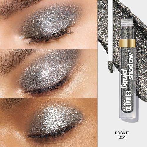 REVLON Glimmer Liquid Shadow, 204 Rock-IT, 0.10 fl oz - image 2