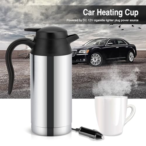 Tetera Eléctrica Portátil Acero Inoxidable 750ml 12V miniatura 7