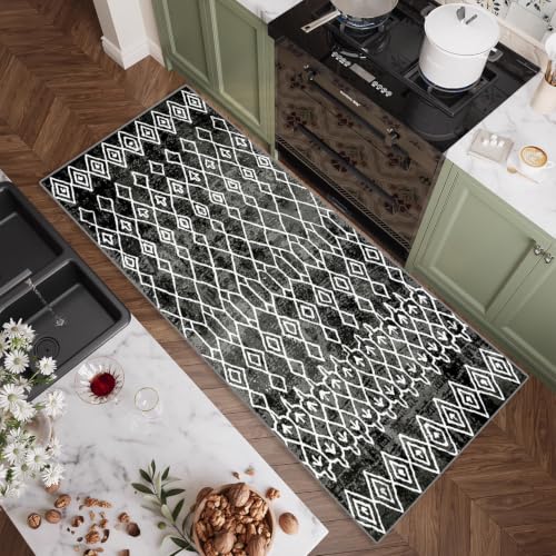 Tapis de cuisine devant évier lavable contre les taches de sol
