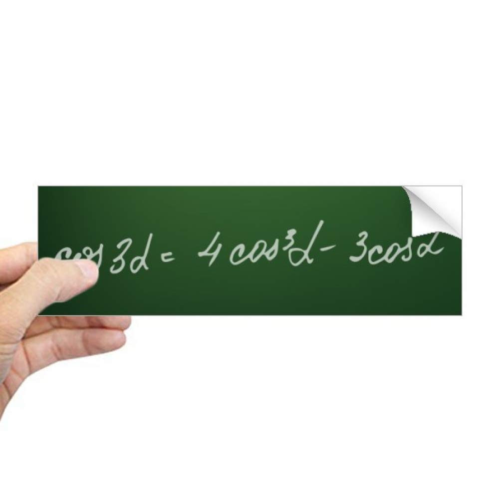Sticker rectangulaire pour fenêtre DIYthinker avec motif mathématique de fonction cosinus