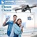 Naseto Drone with Camera 1080P for Kids Adults, Foldable HD FPV Mini Drone with 2 Batteries, One Key Take Off/Land, Altitude Hold, Headless Mode, 360°Flip, Gestures Selfie, 3 Speed Mode, Waypoint Fly