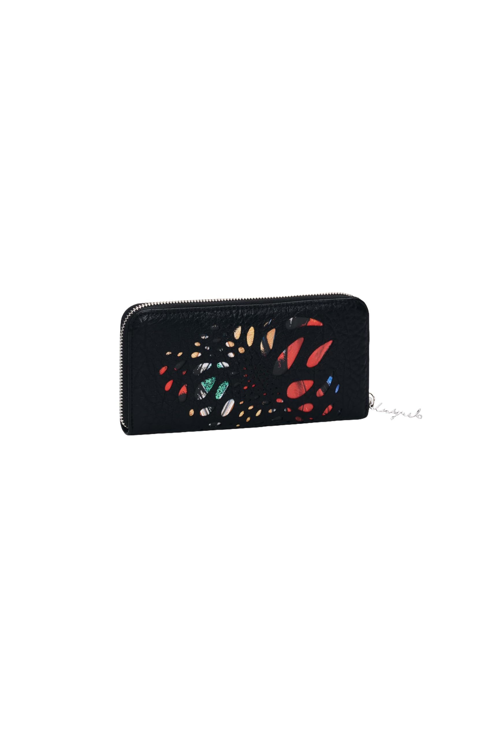 Desigual portafoglio Mone Notus Print Fiona Long Wallet Black nero