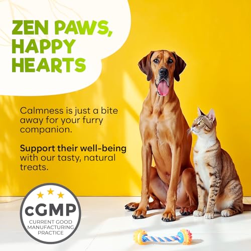 Image of ZENO Hemp Calming Chews for Dogs Anxiety - 150 pcs - Dog Anxiety Relief with Melatonin - Calming Chews for Stress, Travel, Check-up, Barking, or Grooming - Chicken Flavor