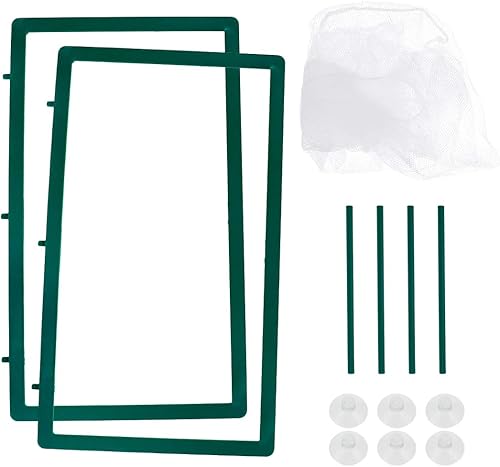 Miniatura 3 de Xiaoyztan Caja de criadores para pecera, caja de criador de acuario, marco de plástico, separación de pecera para bebés, acuario, cría, incubadora,