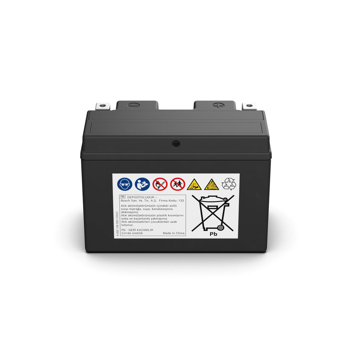 Bosch FA121 - Batteria AGM per motocicli - 12V 115A 8Ah - Adatta per moto, motociclette, enduro, scooter, quad, moto d'acqua - Compatibile M6013, BT9B-BS, BT9B