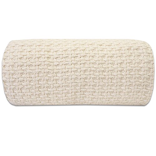 Sweet Home Collection 100% Fine Cotton Luxurious Basket Weave Blanket, Ivory King (Pack of 1)