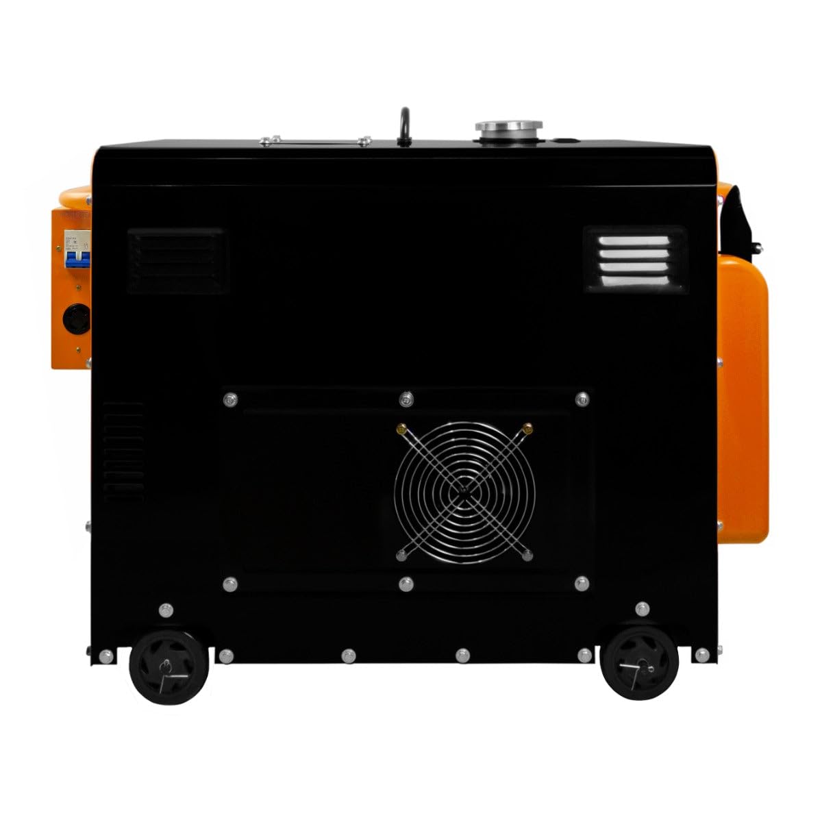 Generador Eléctrico Diésel Monofásico Silencioso Gasolina 230V 6500W 9kW/13HP, Interruptor de Transferencia Automática (ATS) incluido,20L Capacidad de Tanque,Juego Herramientas+Embudo de Combustible
