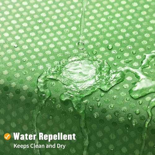 Image of HOMETHREADS Embrace Luxury with Our 6-Feet Long Premium Polyester Shower Curtain with 12 Hooks for a Lavish Bathroom Ambiance | Stylish, Splendid, and Perfectly Sized (White Shade Green, 180x200cm)