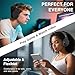 MIDOLA Bluetooth Headphones Over Ear 68H Playtime 6 EQ Wireless Headset with Microphone HiFi Stereo Foldable Lightweight Deep Bass for Travel Home Office Cellphone Black