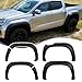 6'' Fender Flares Wheel Arch Compatble for VW AMAROK 2023 2024 2025 Double Cabin Offroad 4X4 Car Accessories Guard Rivet Style