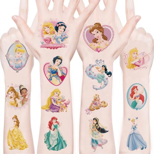 100Sheets Princess Temporary Tattoos
