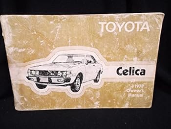 Paperback 1977 Toyota Celica Owners Manual Book