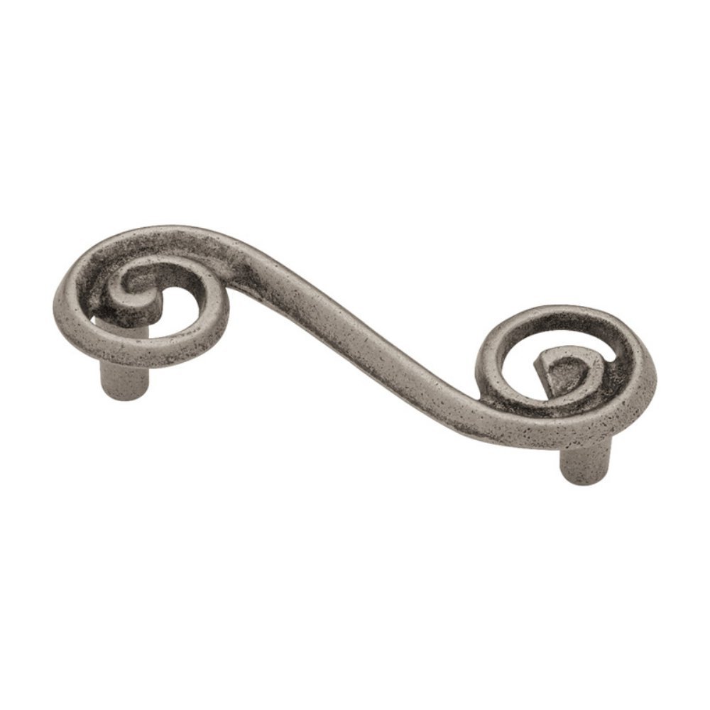 Franklin Brass 3-Inch S Swirl Pull, Pewter, 1 Pack, Packaging may Vary