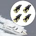 Shangyaun 906 Led Bulbs T10 Wedge Base Marine Boat Light Bulb fit Stern Light Anchor Light Navigation Lights All-Round Light Mast Light for Kayak Saitboat Pontoon Boat DC12V White (Pack of 4)