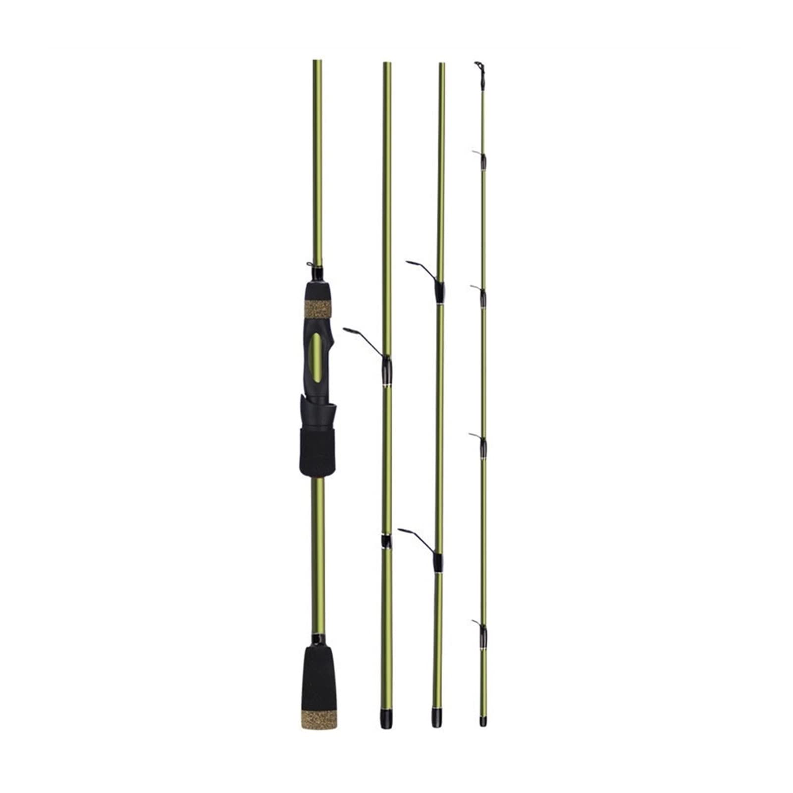 TOMYEUS Canne da Pesca Canna da Pesca, Manico in Sughero Feeder Spinning Pesca Canna da Pesca M Power Travel Rod Carp Feeder Pole Portable Pesca Attrezzatura da Pesca Barre da Pesca da Viaggio