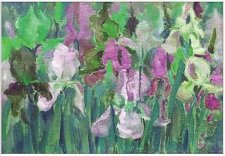 Dixie Belle A1 Rice Decoupage Paper | Blooming Iris | Crafting Decoupage Paper for Wood, Plastic, Metal, Glass | Rice Design Transfer Paper for DIY
