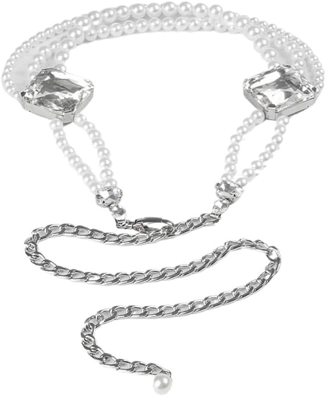 JSEIAJB Waist Chain Women with Skirt Decoration Suit Belt Sweater Chain
