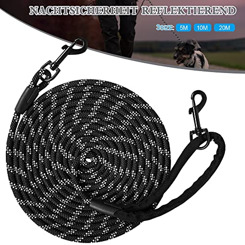 MECHHEIT Guinzaglio per cani da 5 m/10 m/15 m