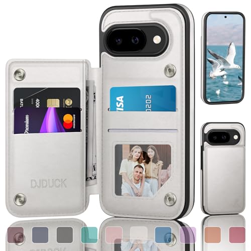 Protection Pixel 9A blanche contre les chutes et le piratage de cartes